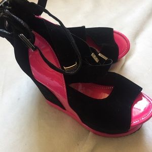 Big Platform Wedge Sandals High Heels Open Toe